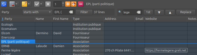 Filter and Search