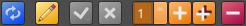 Activated toolbar