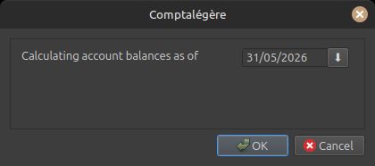 User dialog