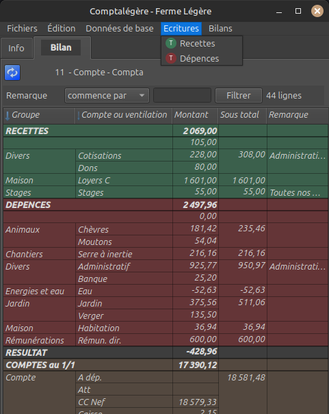 Comptalégère