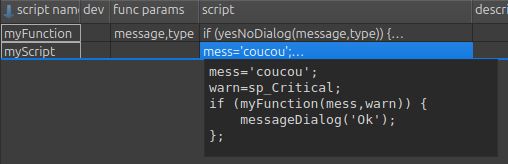 Script as function